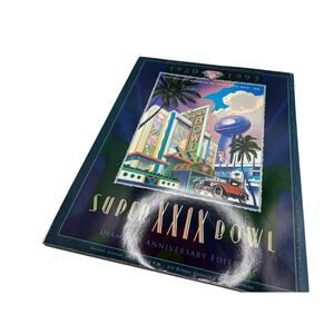 1995‎ Super Bowl XXIX 29 San Francisco 49ers vs San Diegon Chargers Program